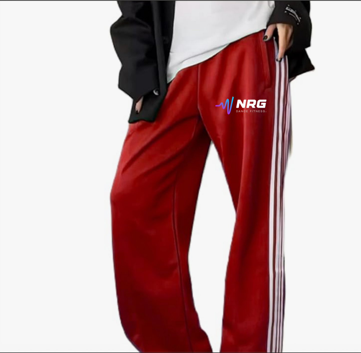 Women Stripped Track Pants